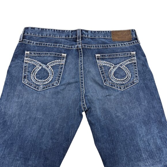 Big Star Pioneer Jean Men's Distressed Denim Pants Signature S Pocket, Size 42R - Picture 5 of 13